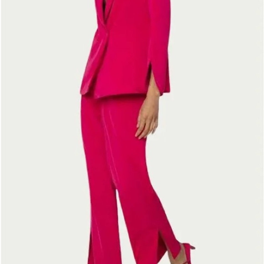 Wide Leg Pink Women's Pants